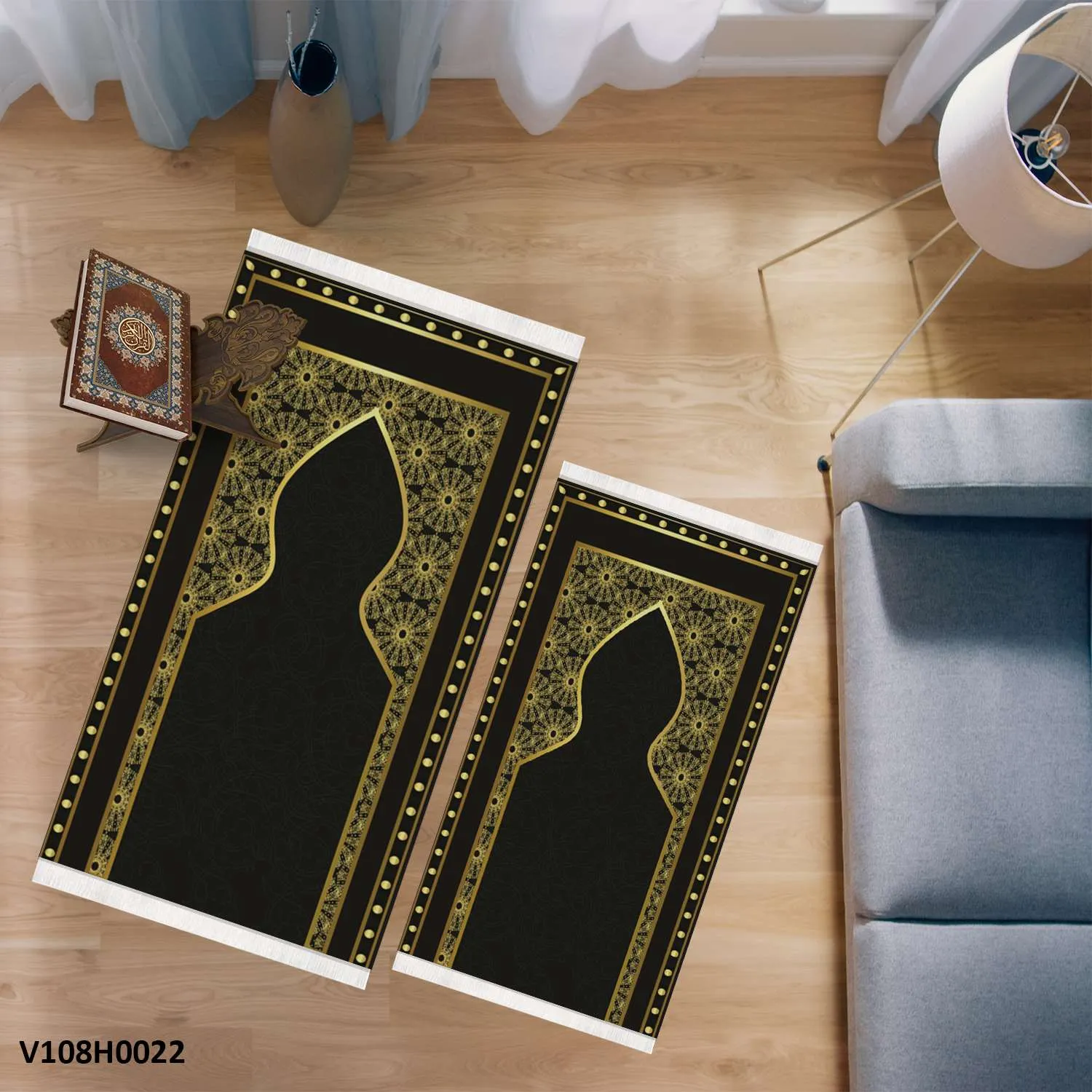Prayer rug set for adults and children