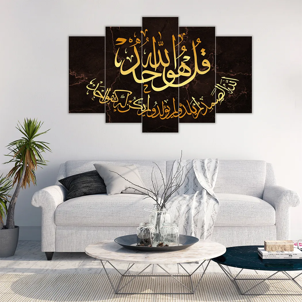 Five-Piece Panel , Graded Painting