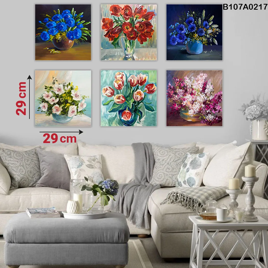 Square Panel, Hexagonal Panel, Six Pieces