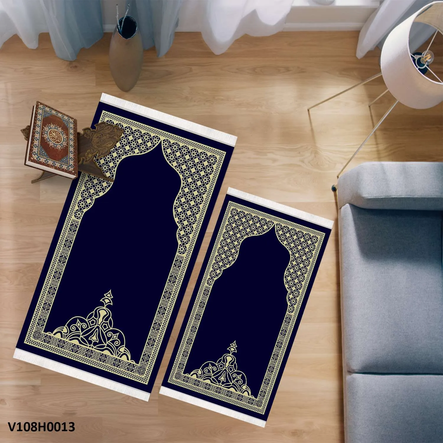 Prayer rug set for adults and children