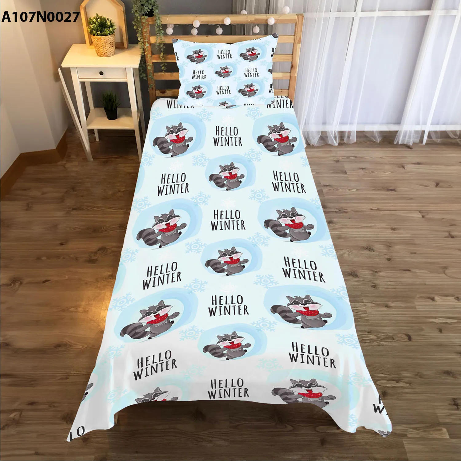 Bed Cover and Pillow Cover Set