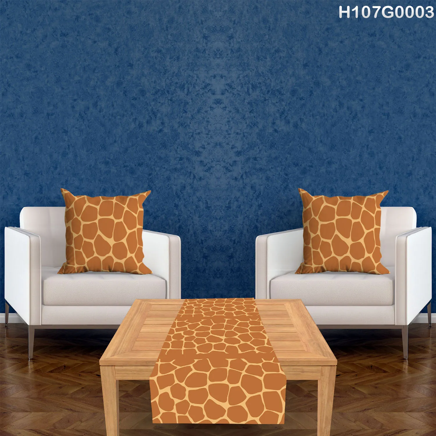 Table Runner and two Pillow Covers Set