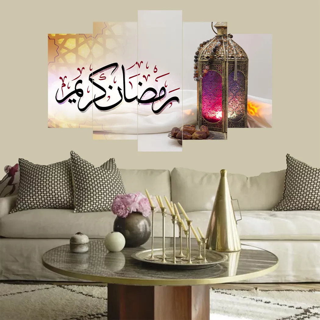 Five-Piece Panel , Graded Painting