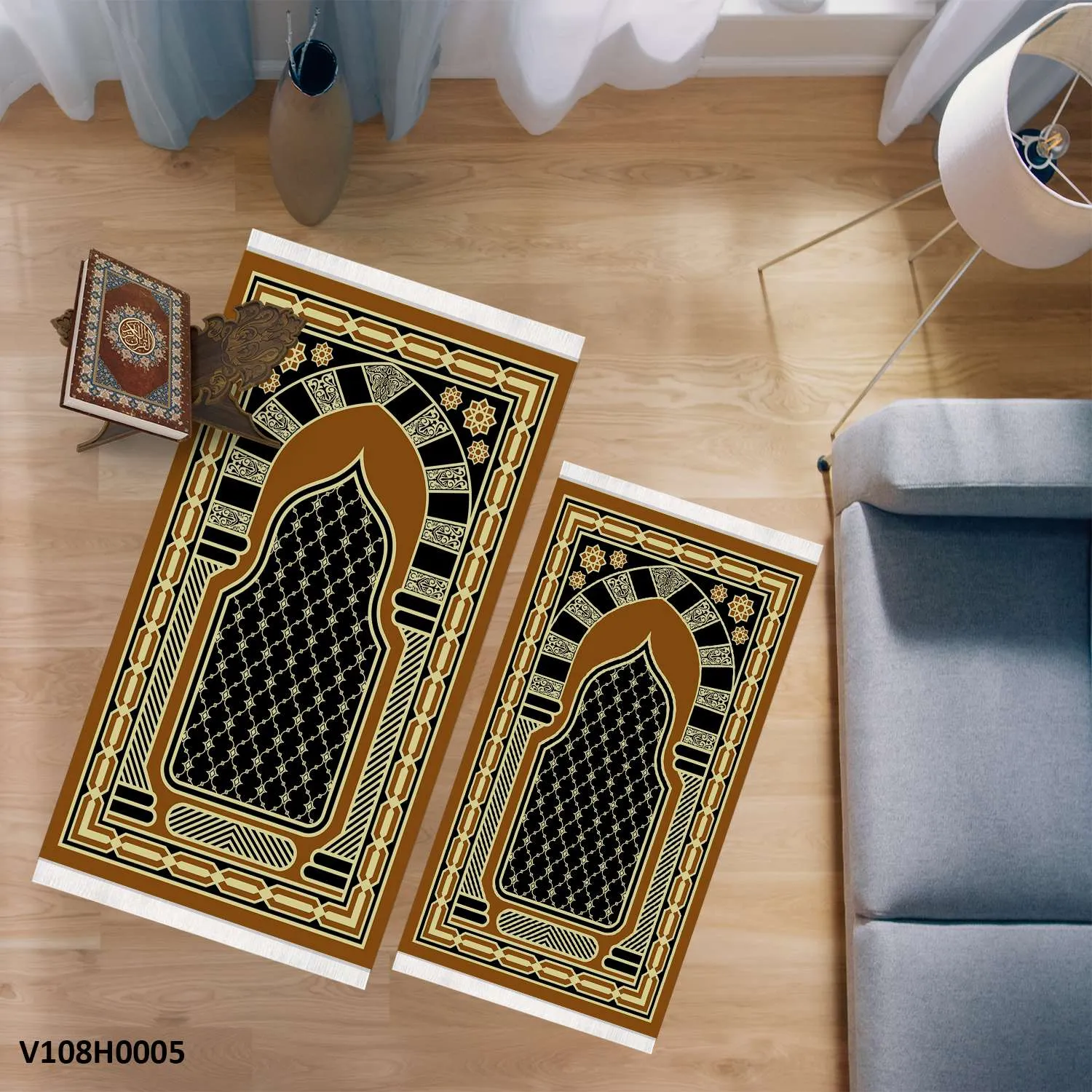 Prayer rug set for adults and children