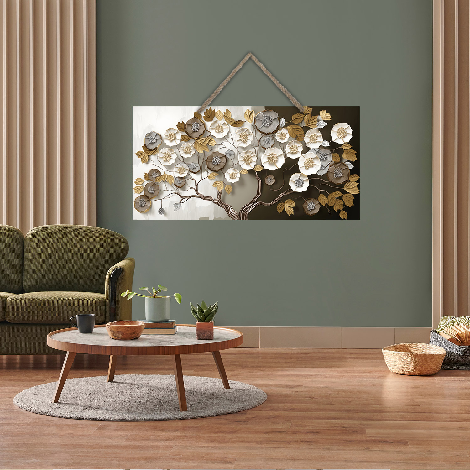 Hanging Paintings, Rope Hanging