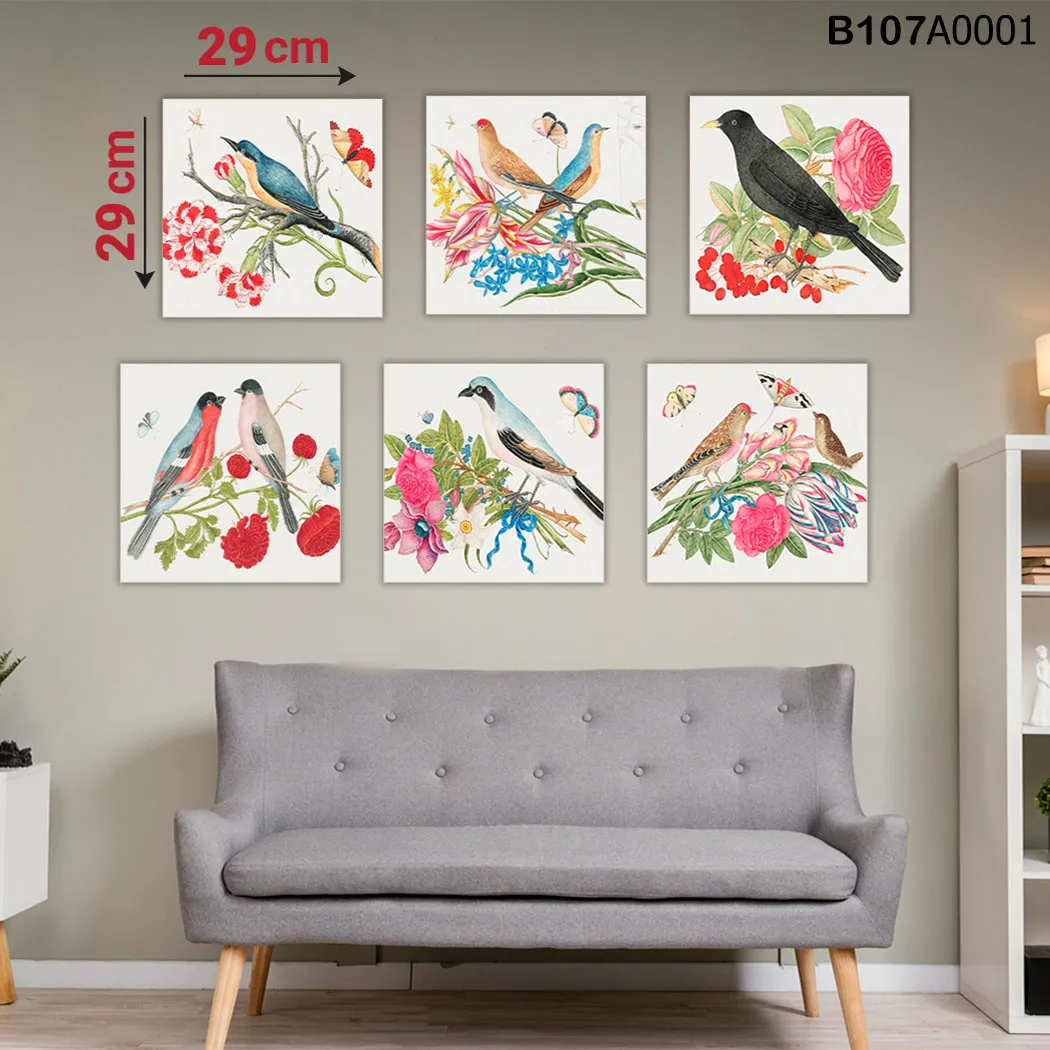 Square Panel, Hexagonal Panel, Six Pieces