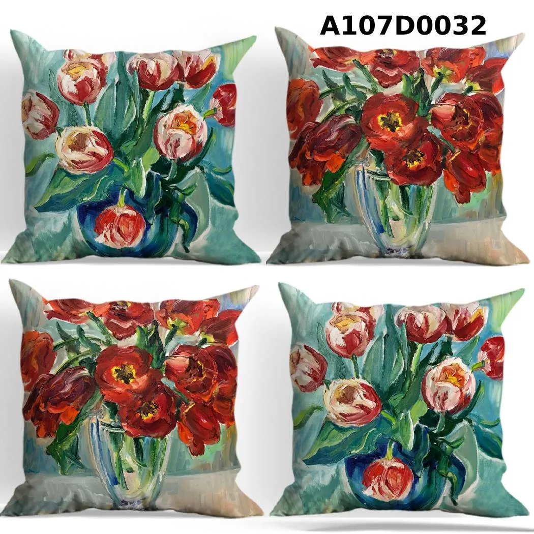 Set of Four Pillow Covers , Cushion Covers set