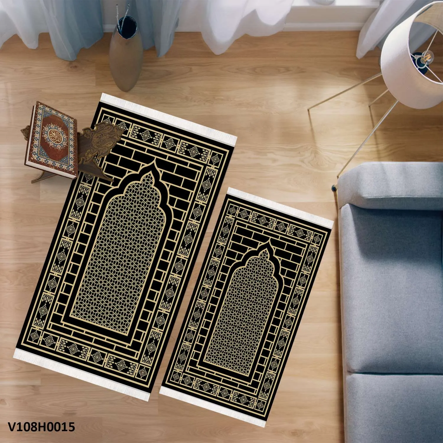 Prayer rug set for adults and children