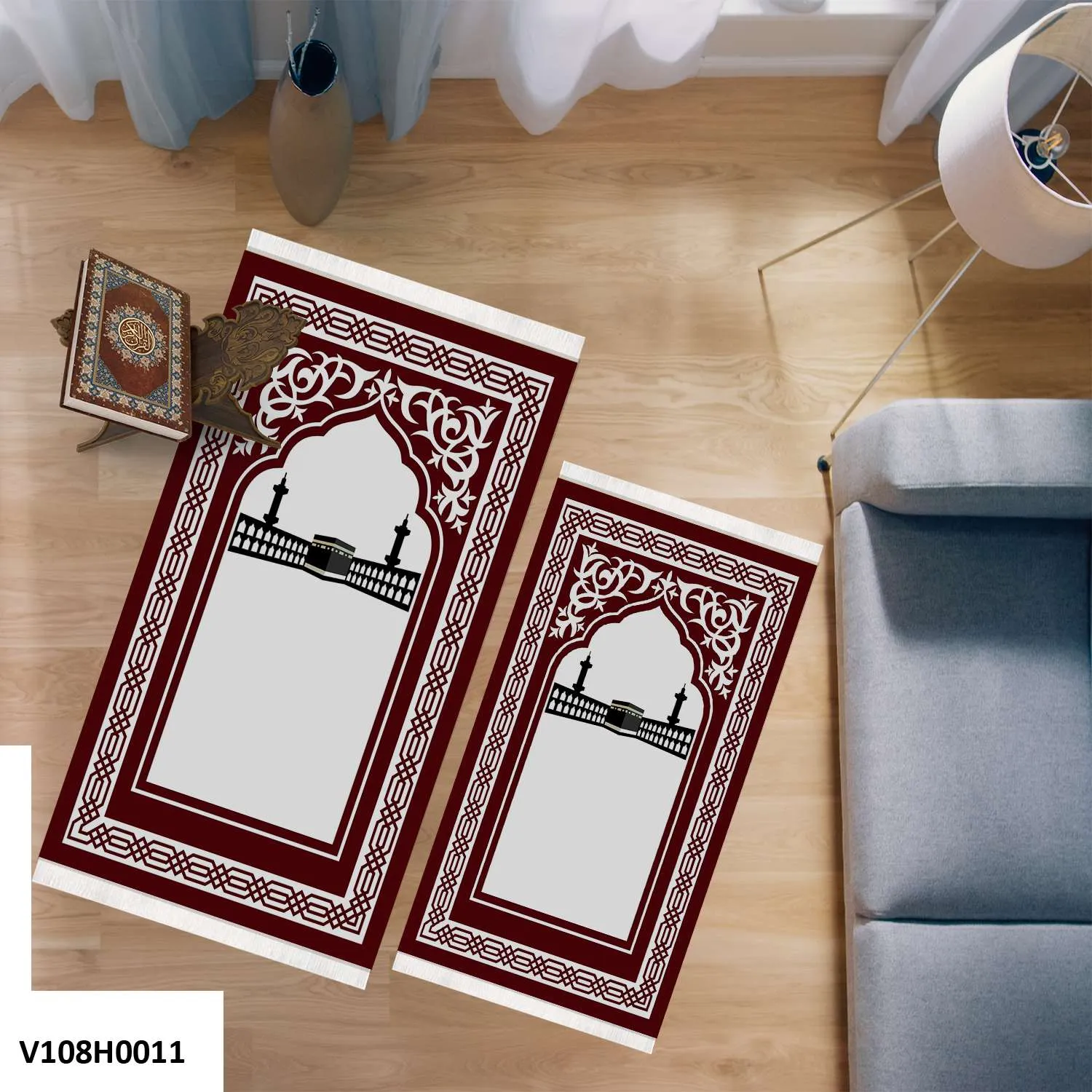 Prayer rug set for adults and children